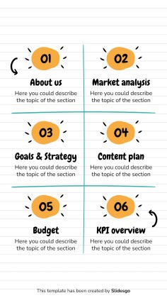 Online Notebook IG Post for Social Media presentation template 