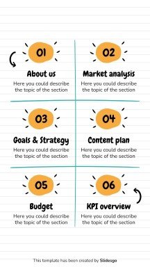 Online Notebook IG Post for Social Media presentation template 