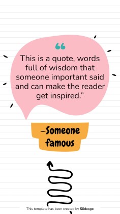 Online Notebook IG Post for Social Media presentation template 