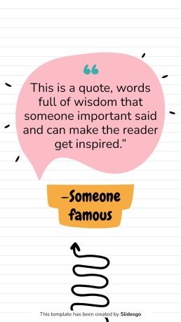 Online Notebook IG Post for Social Media presentation template 