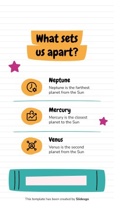 Online Notebook IG Post for Social Media presentation template 