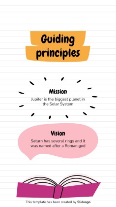 Online Notebook IG Post for Social Media presentation template 