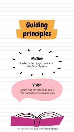 Online Notebook IG Post for Social Media presentation template 