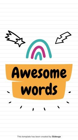 Online Notebook IG Post for Social Media presentation template 