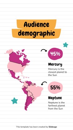 Online Notebook IG Post for Social Media presentation template 