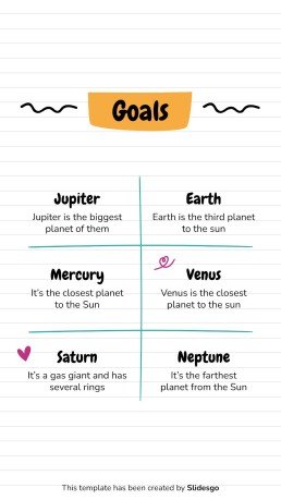 Online Notebook IG Post for Social Media presentation template 