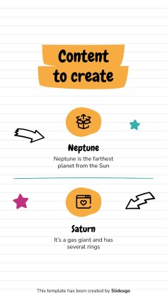 Online Notebook IG Post for Social Media presentation template 