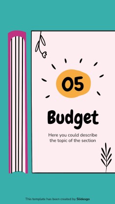 Online Notebook IG Post for Social Media presentation template 