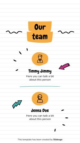 Online Notebook IG Post for Social Media presentation template 