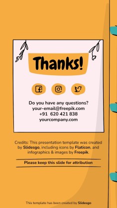 Online Notebook IG Post for Social Media presentation template 