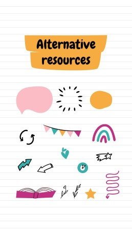 Online Notebook IG Post for Social Media presentation template 