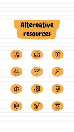 Online Notebook IG Post for Social Media presentation template 