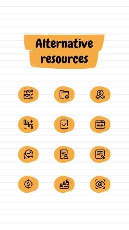 Online Notebook IG Post for Social Media presentation template 