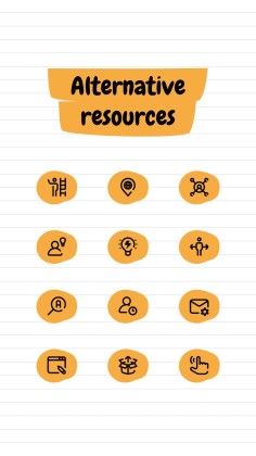 Online Notebook IG Post for Social Media presentation template 