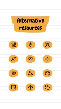 Online Notebook IG Post for Social Media presentation template 