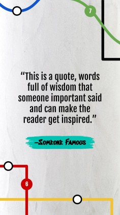 뉴욕 시 지하철 소셜 미디어 프레젠테이션 템플릿