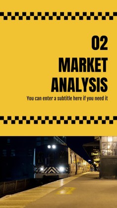 뉴욕 시 지하철 소셜 미디어 프레젠테이션 템플릿