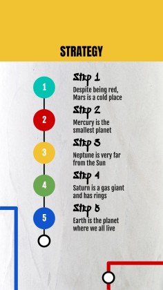 뉴욕 시 지하철 소셜 미디어 프레젠테이션 템플릿