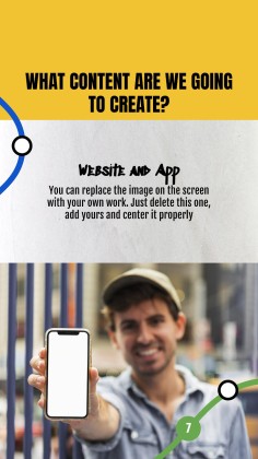 뉴욕 시 지하철 소셜 미디어 프레젠테이션 템플릿