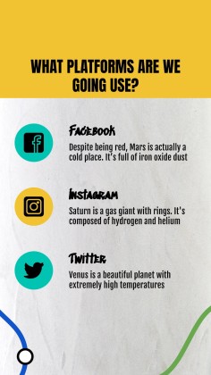 뉴욕 시 지하철 소셜 미디어 프레젠테이션 템플릿