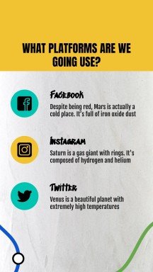 뉴욕 시 지하철 소셜 미디어 프레젠테이션 템플릿