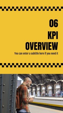 뉴욕 시 지하철 소셜 미디어 프레젠테이션 템플릿