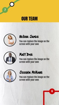 뉴욕 시 지하철 소셜 미디어 프레젠테이션 템플릿