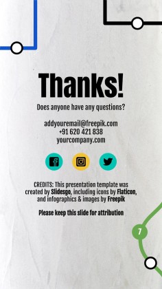 뉴욕 시 지하철 소셜 미디어 프레젠테이션 템플릿