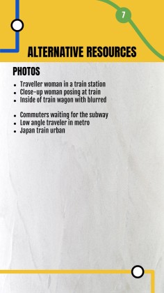 뉴욕 시 지하철 소셜 미디어 프레젠테이션 템플릿