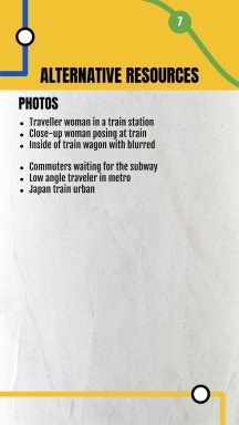 뉴욕 시 지하철 소셜 미디어 프레젠테이션 템플릿