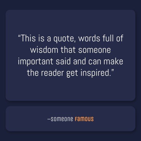 Dark Interface Social Media presentation template 