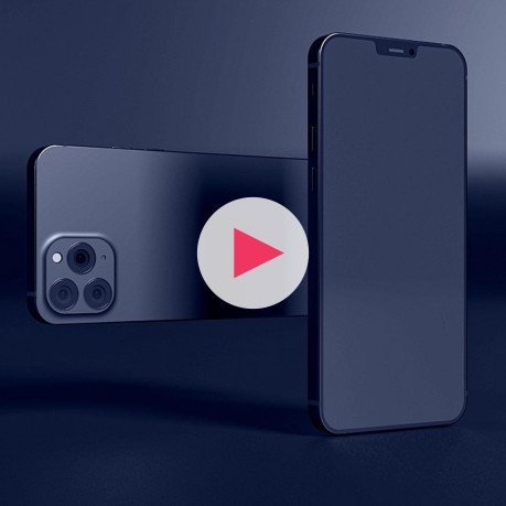 Dark Interface Social Media presentation template 