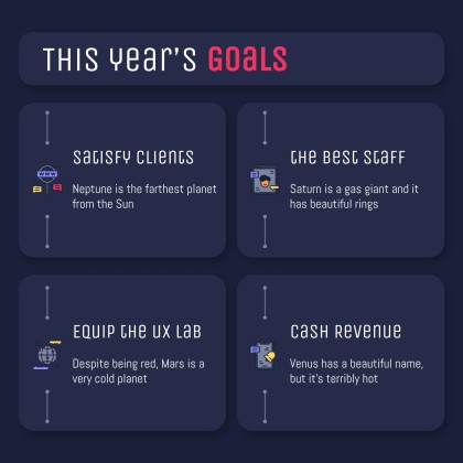 Dark Interface Social Media presentation template 