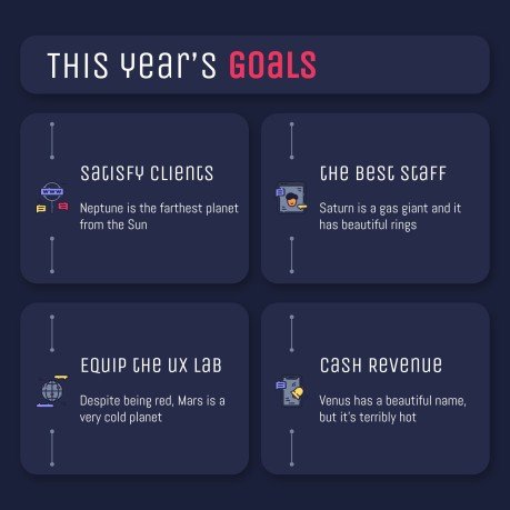 Dark Interface Social Media presentation template 