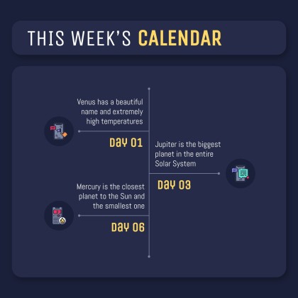 Dark Interface Social Media presentation template 