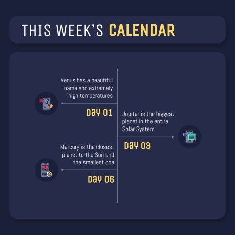 Dark Interface Social Media presentation template 