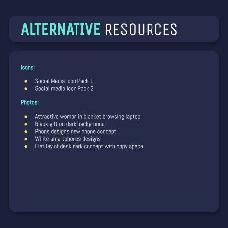 Dark Interface Social Media presentation template 