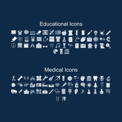 Dark Interface Social Media presentation template 