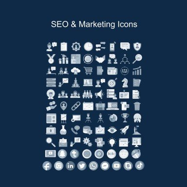 Dark Interface Social Media presentation template 