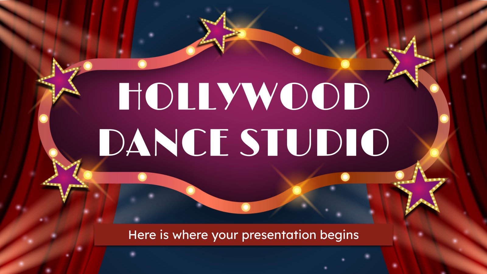 Free Templates About Hollywood For Google Slides PowerPoint Free Templates About Hollywood For Google Slides PowerPoint