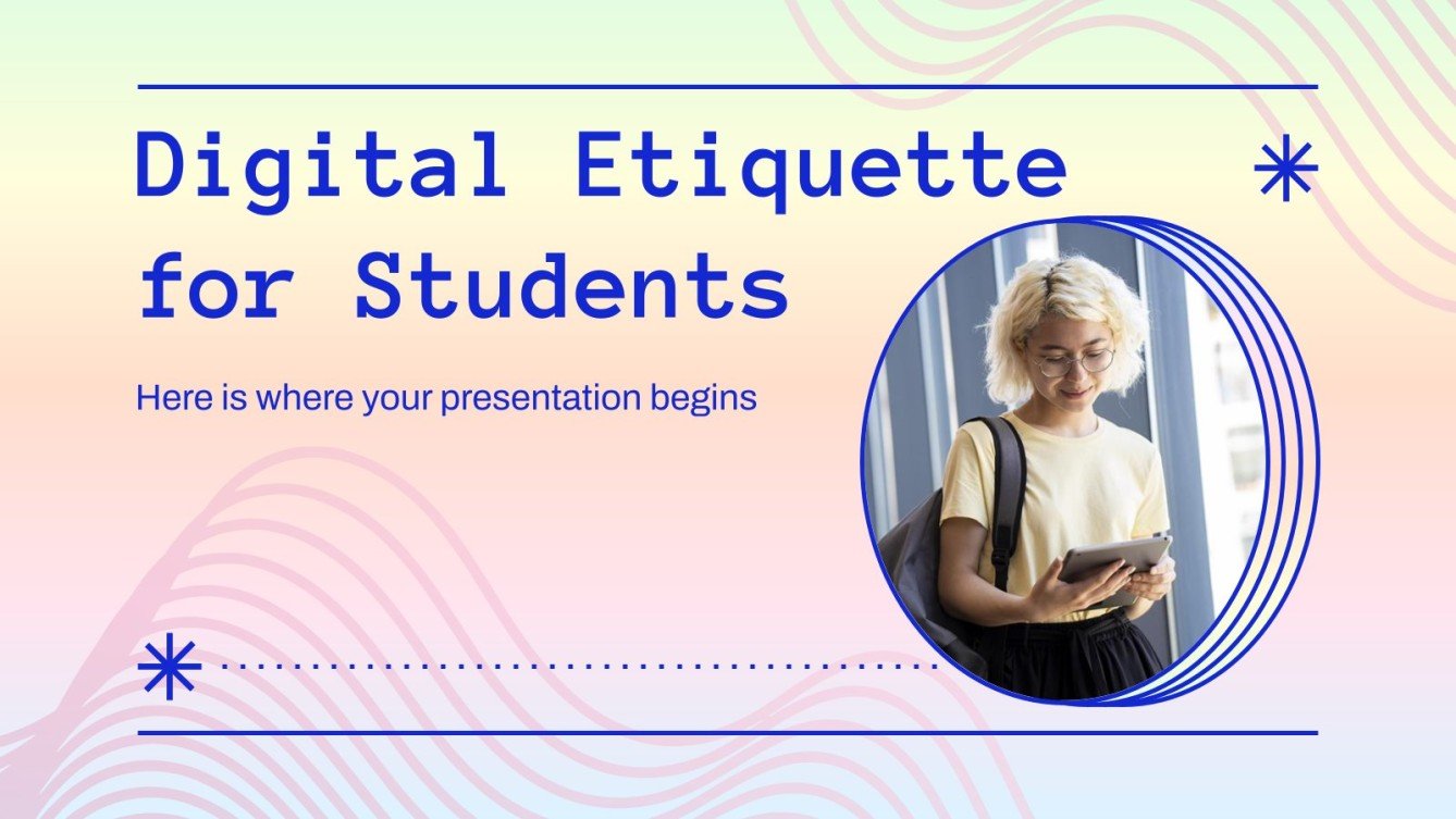 Digital Etiquette for Students Google Slides & PPT