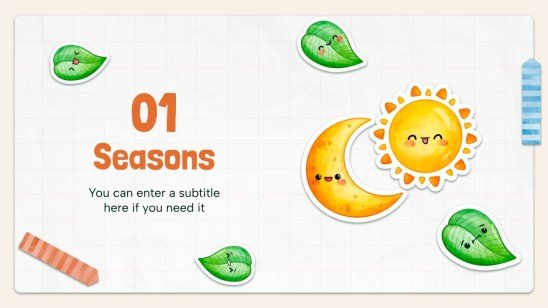 Difference between Four Seasons for Pre-K | Google Slides