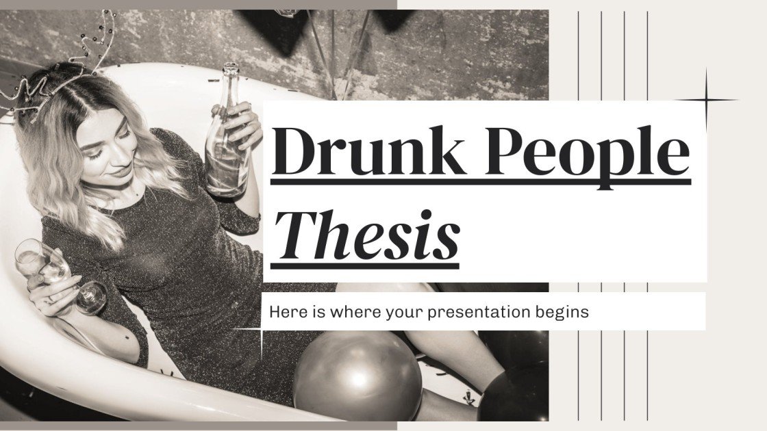 Google Slides and PowerPoint templates about alcohol