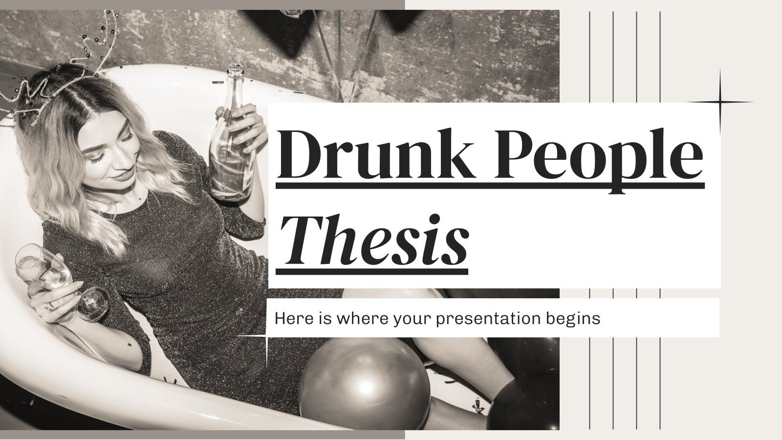 Google Slides and PowerPoint templates about alcohol