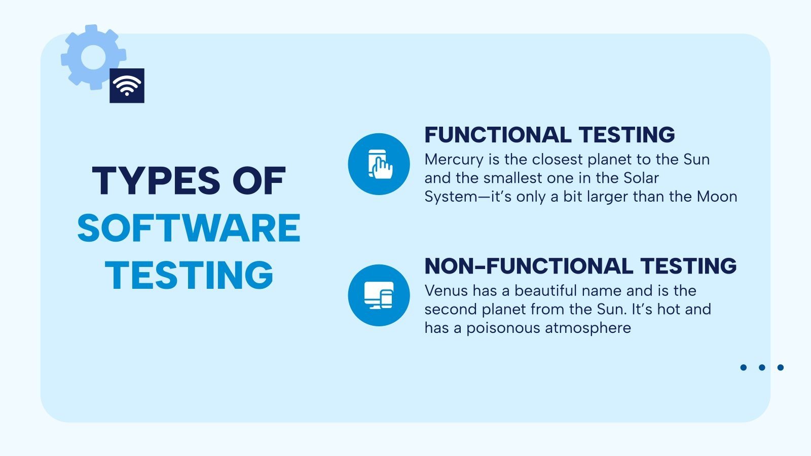 Software Testing Types Minitheme | Google Slides & PPT