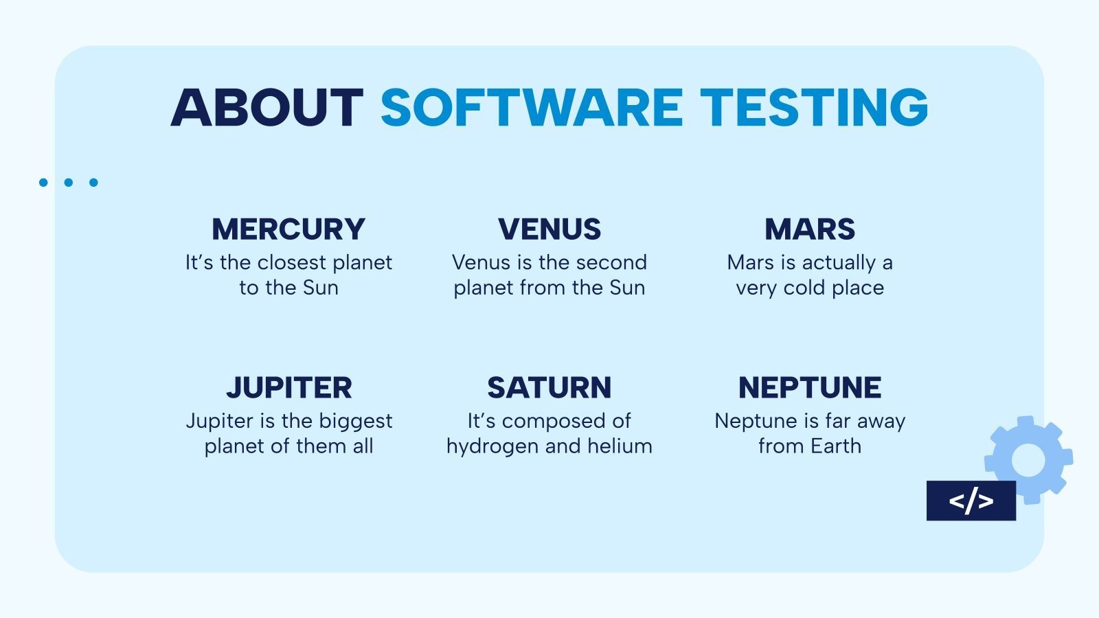 Software Testing Types Minitheme | Google Slides & PPT