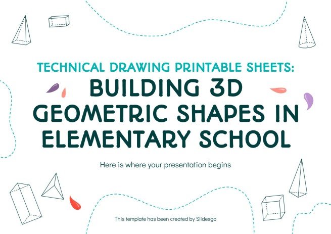Building 3D Geometric Shapes Elementary School | Google Slides