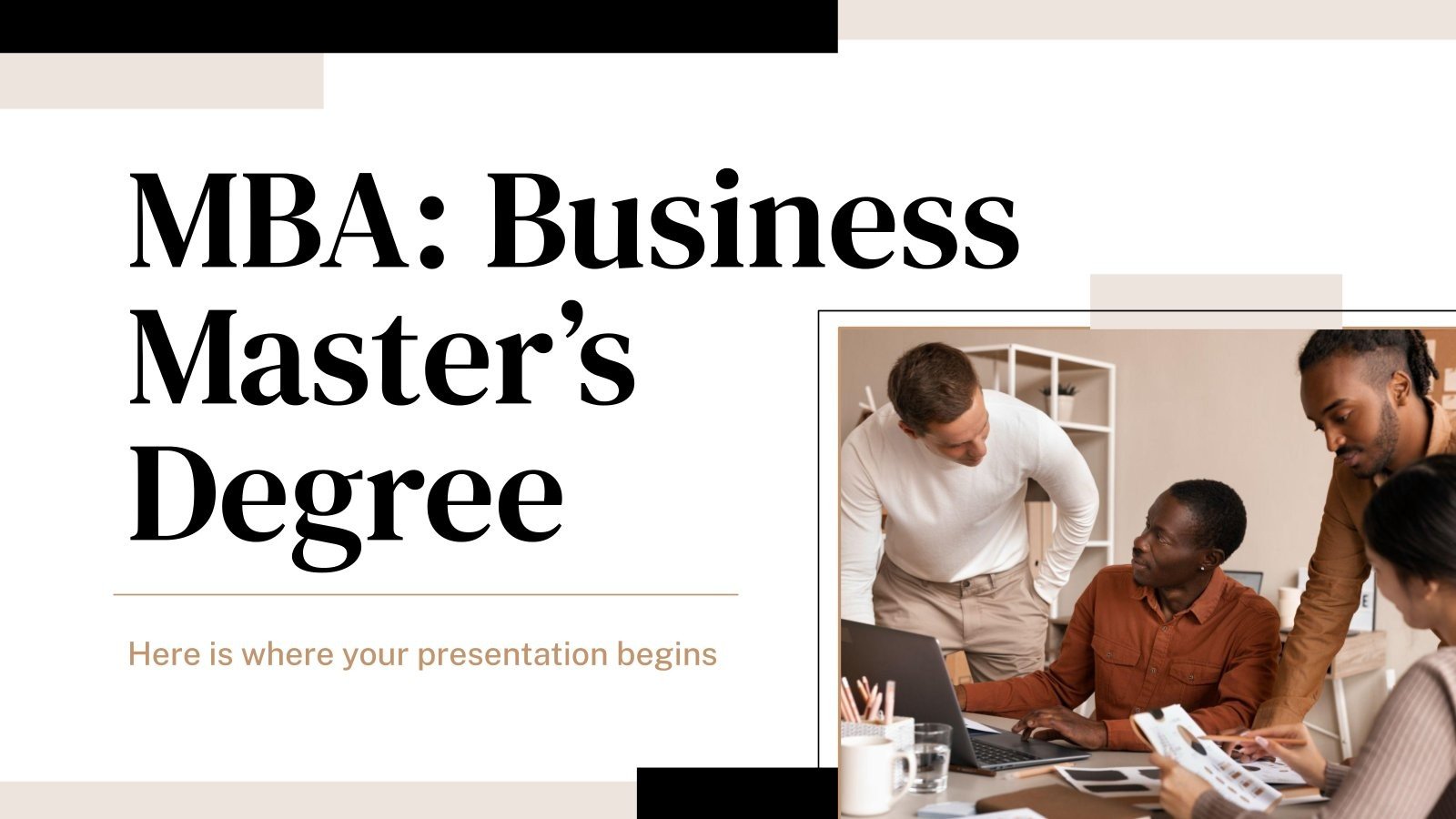 MAA : Master en administration d'affaires Modèles de présentation