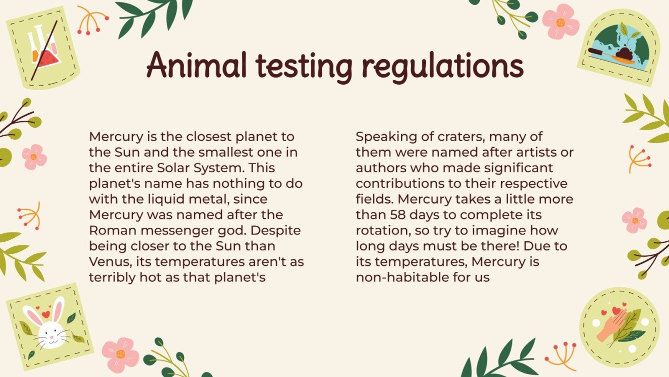 Animal Testing Regulations Google Slides & PowerPoint