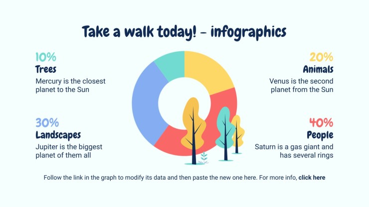 Take a Walk Today! Infographics presentation template 